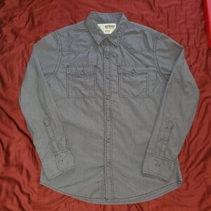 Urban Pipeline Gray Button Up Long Sleeve Shirt